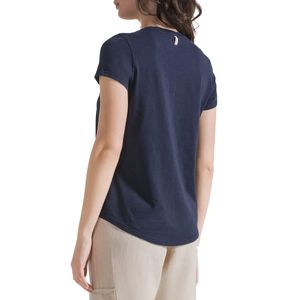 Cotton flamed jersey T-shirt