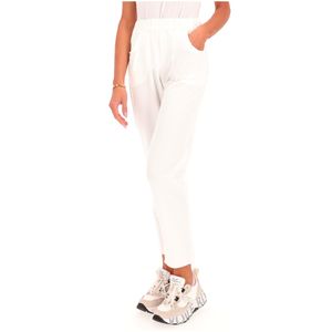 Pantaloni in cotone slim fit in felpa