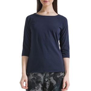 Cotton sweater with 3/4 sleeves