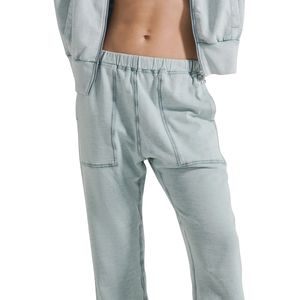Jogger in felpa con maxi tasche