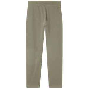 Cotton animalier drawstring trousers