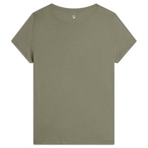 T-shirt in cotone con scritta sul petto
