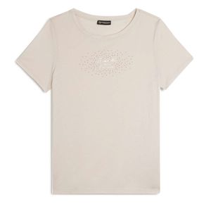 Cotton T-shirt with writing on the chest