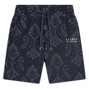 Jersey Bermuda Shorts with Floral Print