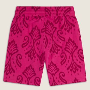 Jersey Bermuda Shorts with Floral Print