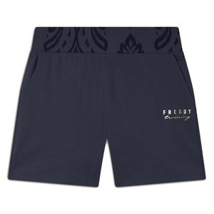 Shorts with floral waistband