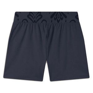 Shorts with floral waistband