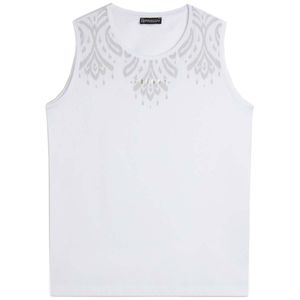 Jersey tank top with floral print