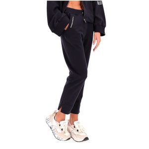Pantalone sportivo cropped in cotone