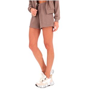 Shorts in French Terry beige in cotone