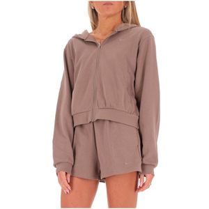 Beige French Terry Hoodie
