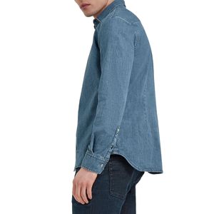 Camicia in denim elasticizzato