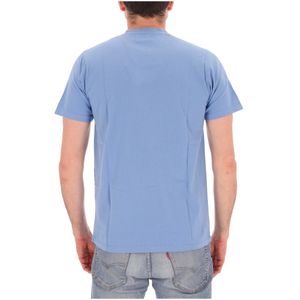 T-shirt in cotone con taschino e logo