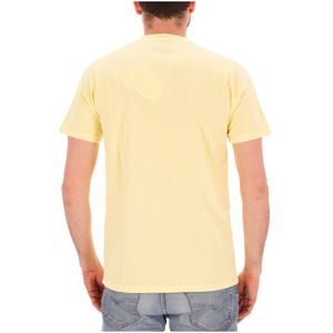 T-shirt in cotone con taschino e logo
