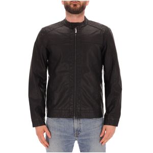 OnsMike Faux Leather Jacket