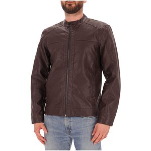 OnsMike Faux Leather Jacket