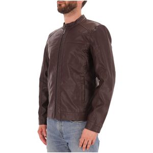 OnsMike Faux Leather Jacket