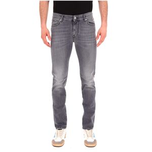 Jeans Classic grigio in cotone