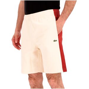 Shorts colorblock con coccodrillo