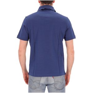 Polo in cotone a doppio filo di colore