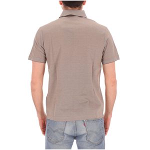 Polo in cotone a doppio filo di colore