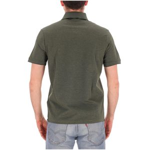 Polo in cotone a doppio filo di colore
