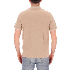 Jaspé Piqué cotton polo with chest logo