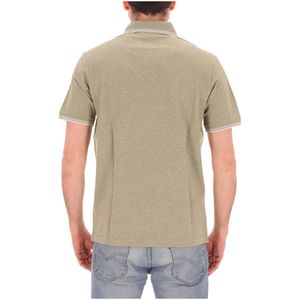 Jaspé Piqué cotton polo with chest logo