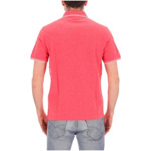 Jaspé Piqué cotton polo with chest logo