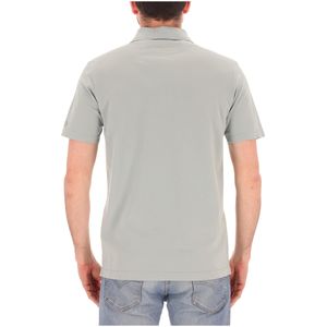 Cotton Piqué Polo with Ribbed Collar
