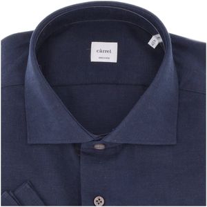 Camicia Dressed navy con pochette