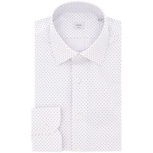 Camicia bianca Dressed con fantasia all over