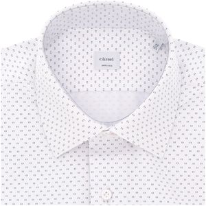 Camicia bianca Dressed con fantasia all over