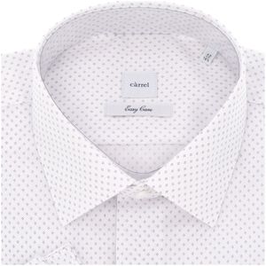 Camicia bianca con pochette Easy Care