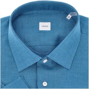 Plain shirt with linen pocket square