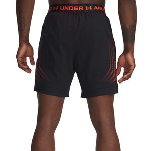 UA Vanish Woven Logo Shorts in Black