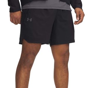UA Vanish Woven Logo Shorts in Black
