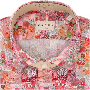 Cotton shirt with floral pattern