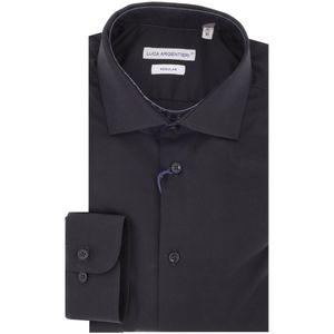 Regular fit solid color shirt