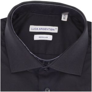 Regular fit solid color shirt