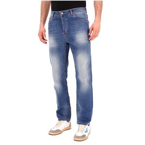 Jeans Richard blu in cotone