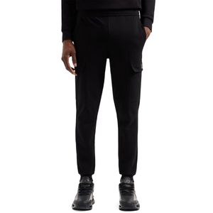 Pantalone sportivo cargo nero con tasconi