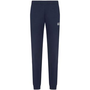 Jogger in cotone garzato con logo