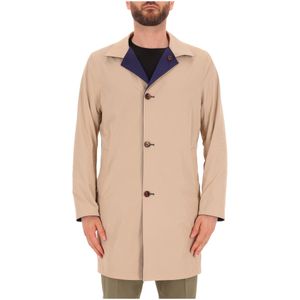 Soprabito Ben double face blu e beige