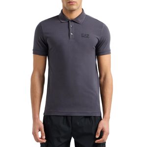 Stretch cotton polo shirt