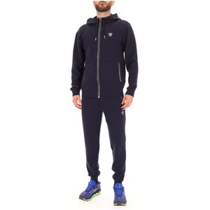 Viscose sweatshirt with full zip and hood