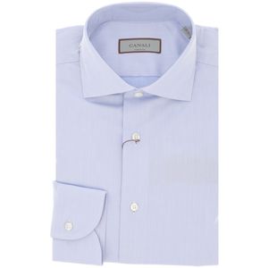 Camicia azzurra in cotone