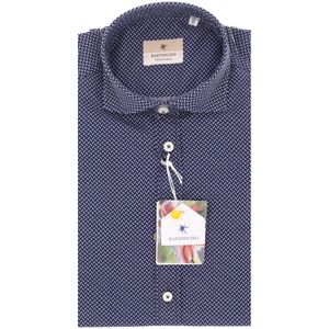 Navy shirt with Simo print M/L