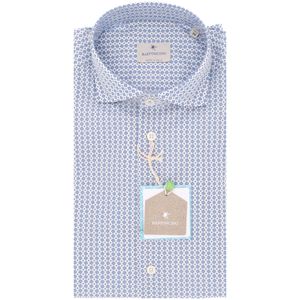 Camicia Simo M/L in cotone stampa geometrica