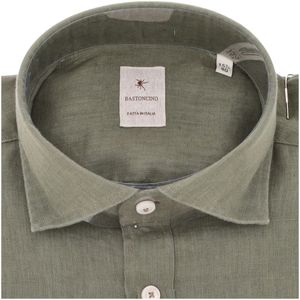 Simo slim fit linen shirt